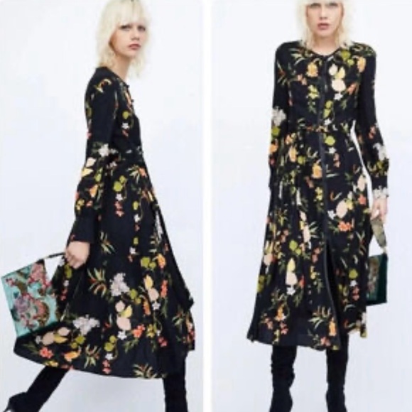 Japanese style print Floral Dress - Picture 2 of 16